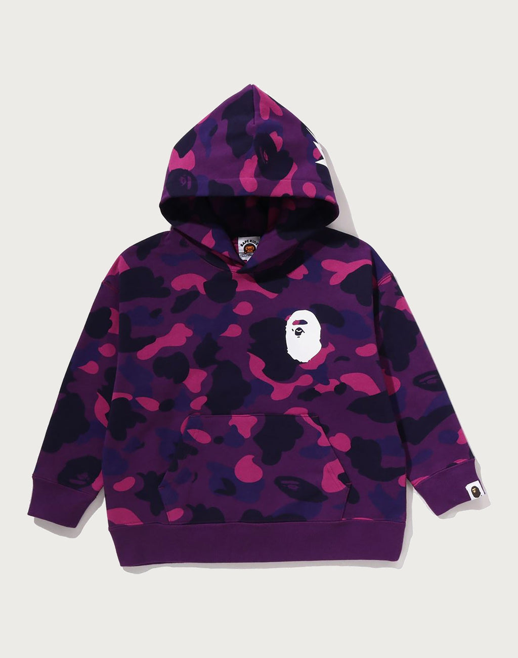 COLOR CAMO APE HEAD RELAXED FIT PULLOVER HOODIE KIDS