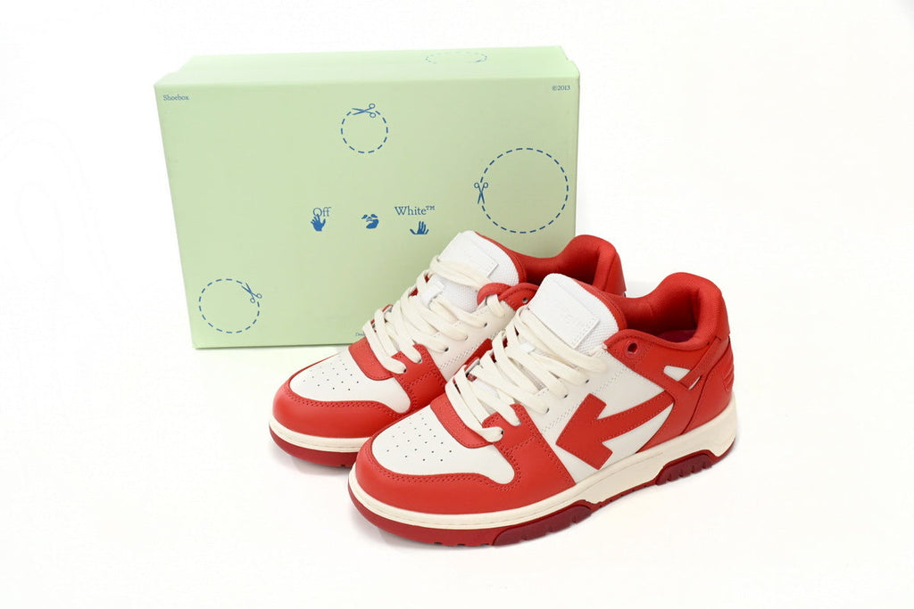 Off White Out Of Office Red And White Reps Sneaker OMIA189F 22LE00 10128