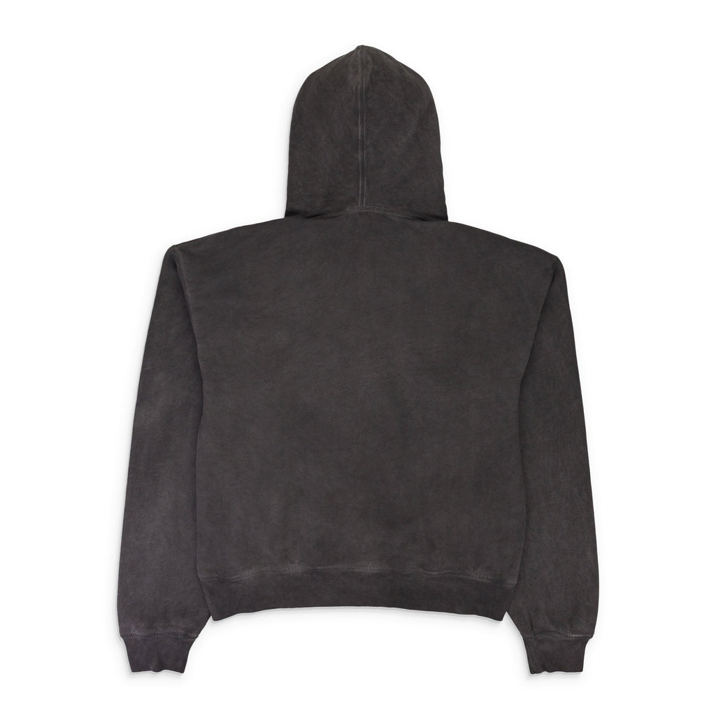 BLACK OIL WASH HOODIE