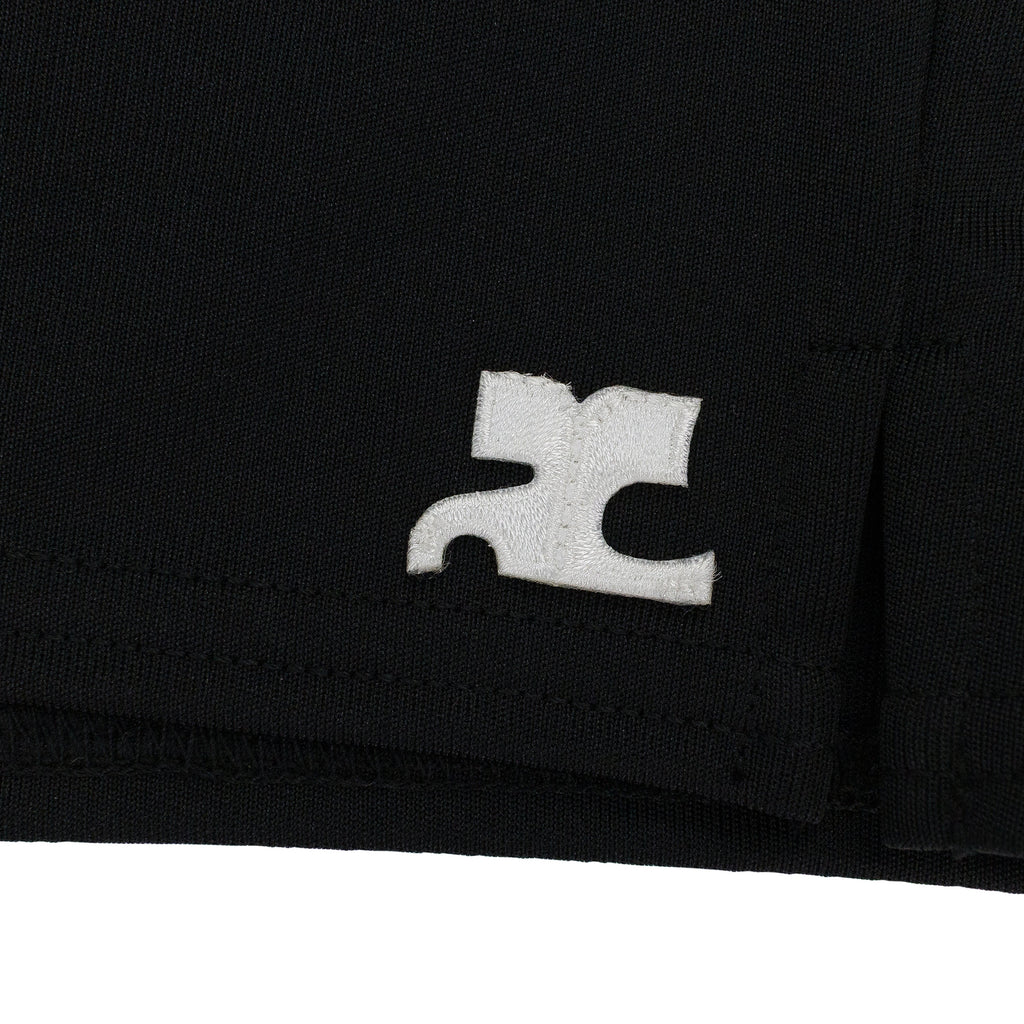 BLACK SPORT LYCRA FOOTBALL SHORTS