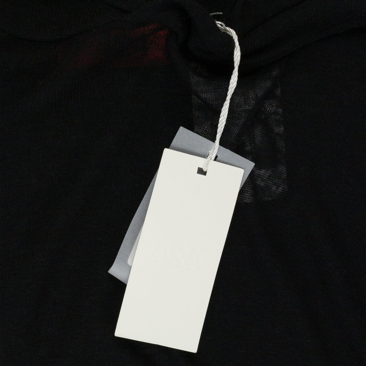 BLACK MESH LONG SLEEVE HOODIE