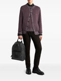 ETRO Pegaso-motif embroidered checked vest