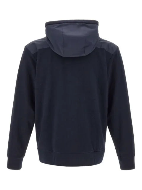 Paul & Shark panelled zip-up hoodie