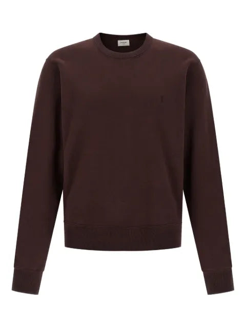 Saint Laurent Cassandre embroidered sweatshirt
