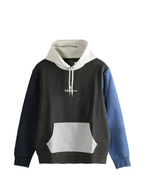 Polo Ralph Lauren colour-block logo-detail hoodie