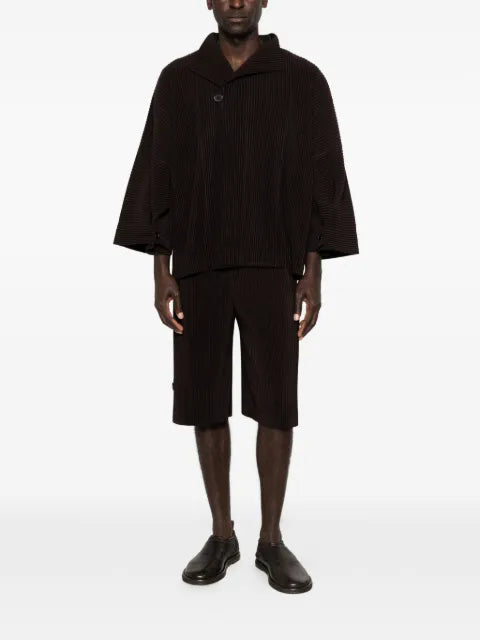 Homme Plissé Issey Miyake Wear or Wrap pleated jacket