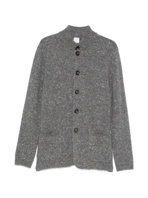 Eleventy flecked-knit button-up cardigan