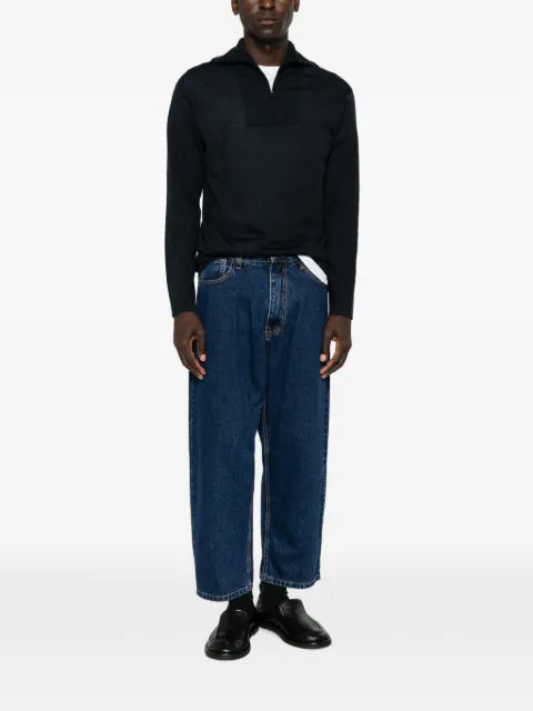 Lisa Yang quarter-zip long-sleeve sweater