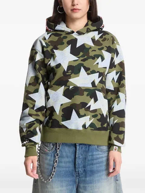 A BATHING APE® Shark 1st Camo hoodie