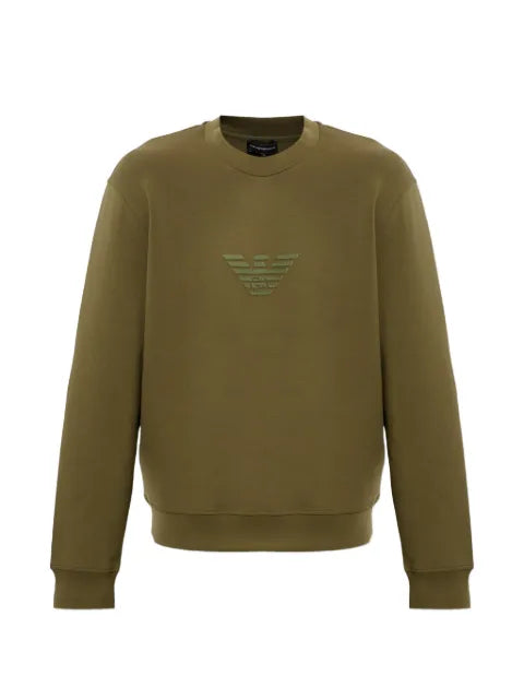 Emporio Armani sweatshirt essential in cotton double jersey