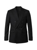 John Richmond double-breasted peak-lapel blazer
