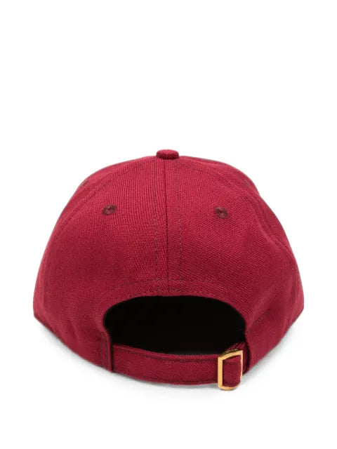 Willy Chavarria embroidered baseball cap with geradem peak