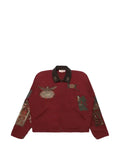Samuel Zelig Folk embroidered corduroy-collar jacket