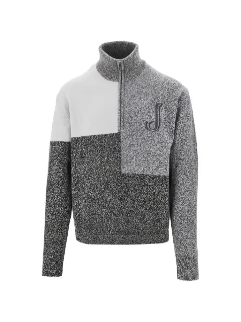 Jacquemus patchwork logo-embroidered sweater