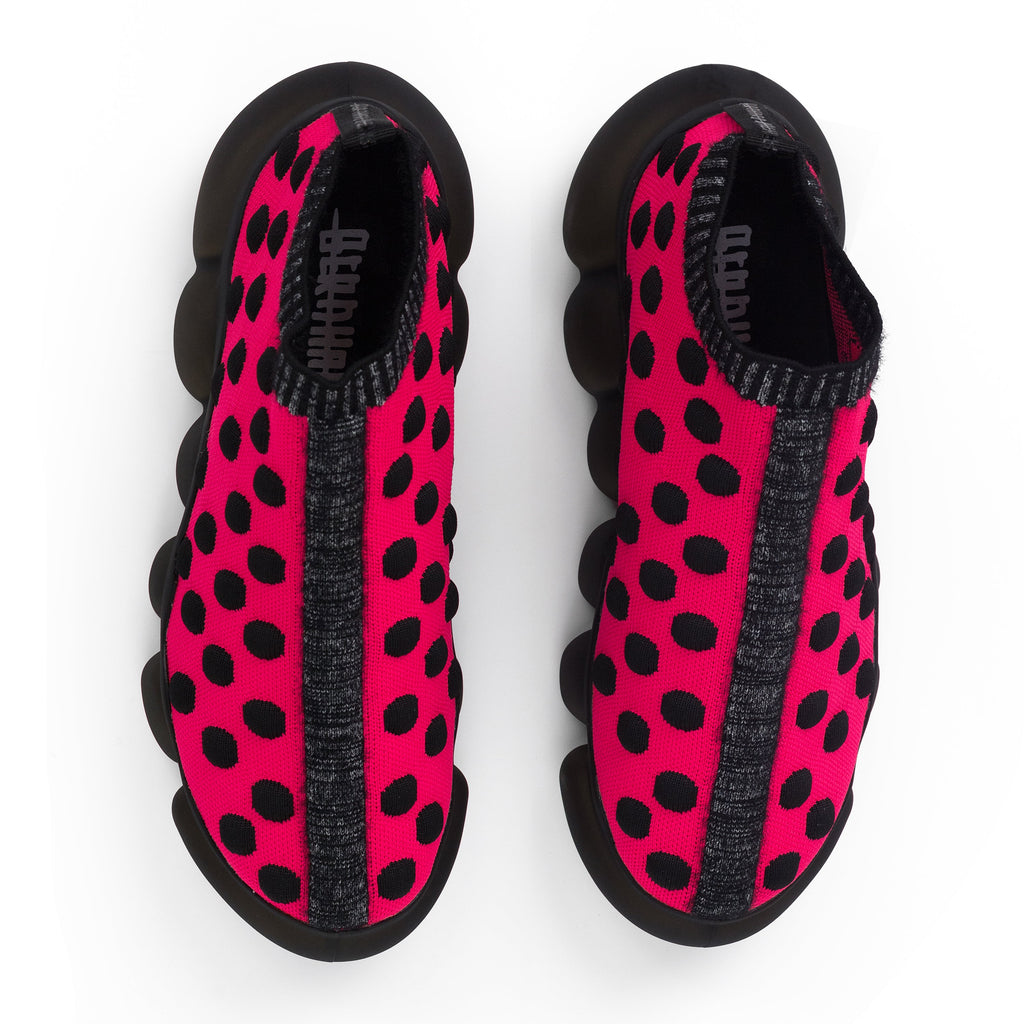 Pink Bernhard Willhelm Knit Sneakers