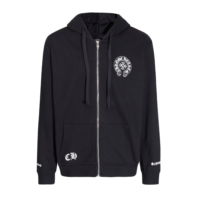 Chrome Hearts Los Angeles Exclusive Horseshoe Zip Up Hoodie 5009