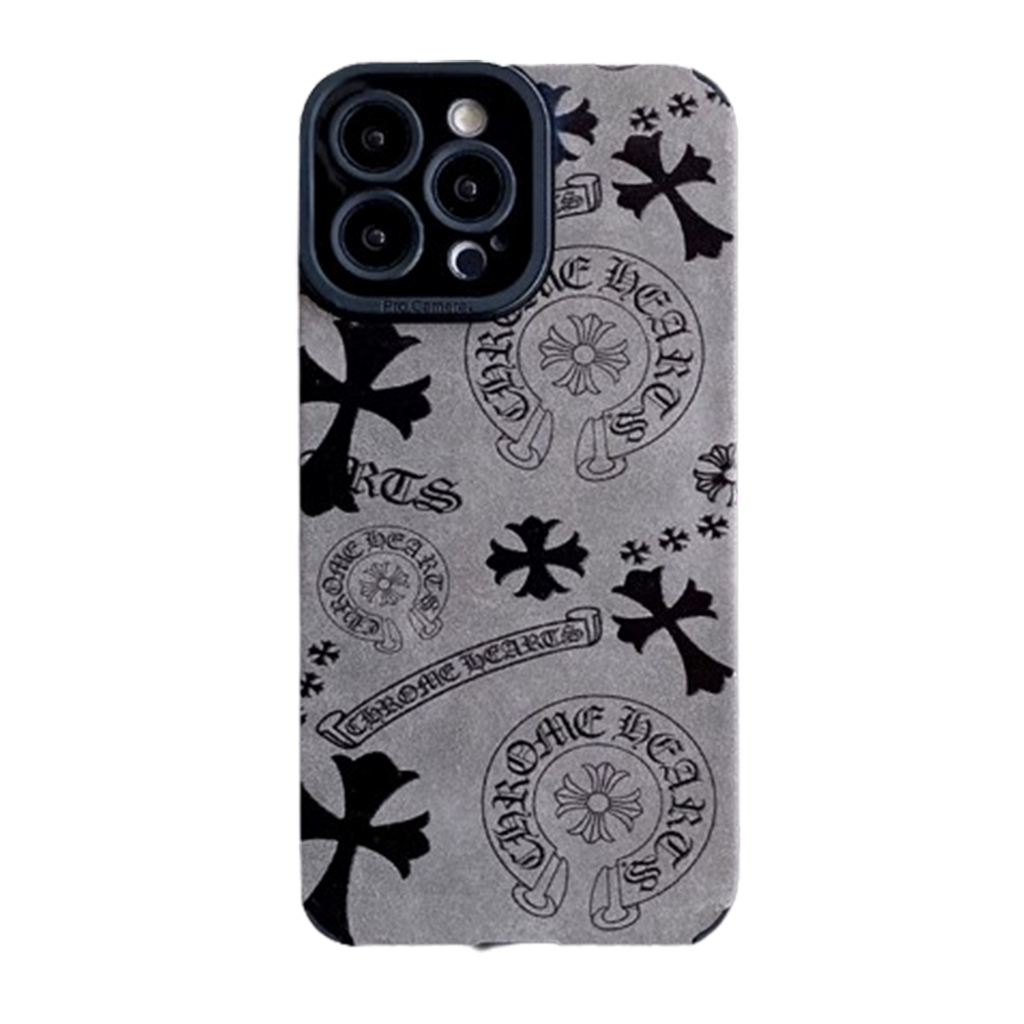Chrome Hearts Leather iPhone Case