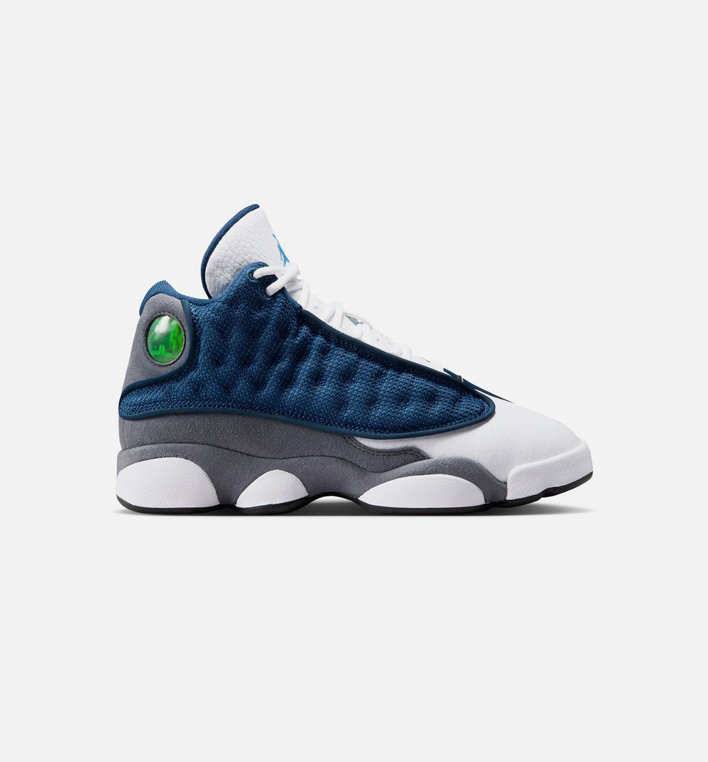 Air Jordan 13 Retro "Navy and Flint Grey" Big Kids' Shoe – Navy/University Blue/Flint Grey/White