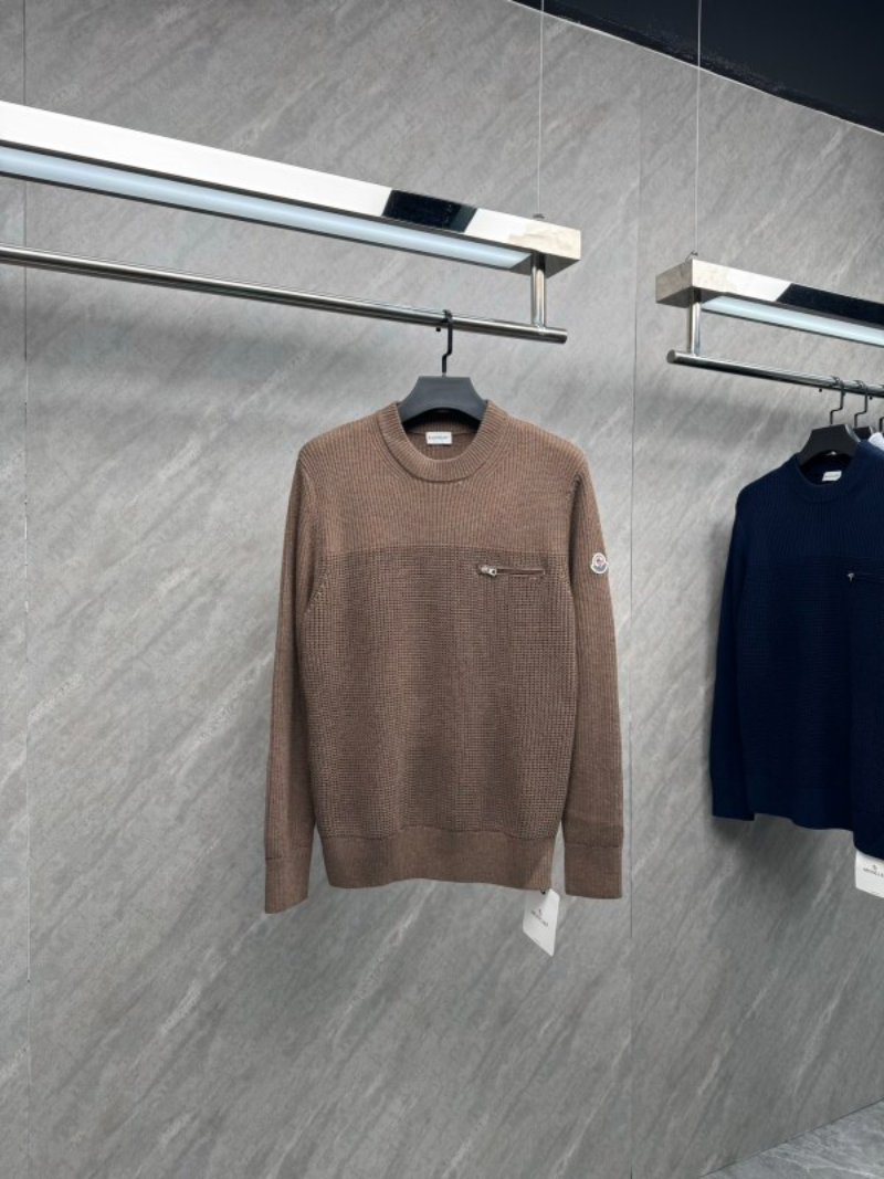 110119   New Mongolian micro seal wool knitted long sleeved Top quliaty 1:1 clothing