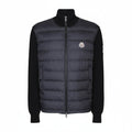 Moncler Knit-Sleeve Down Jacket