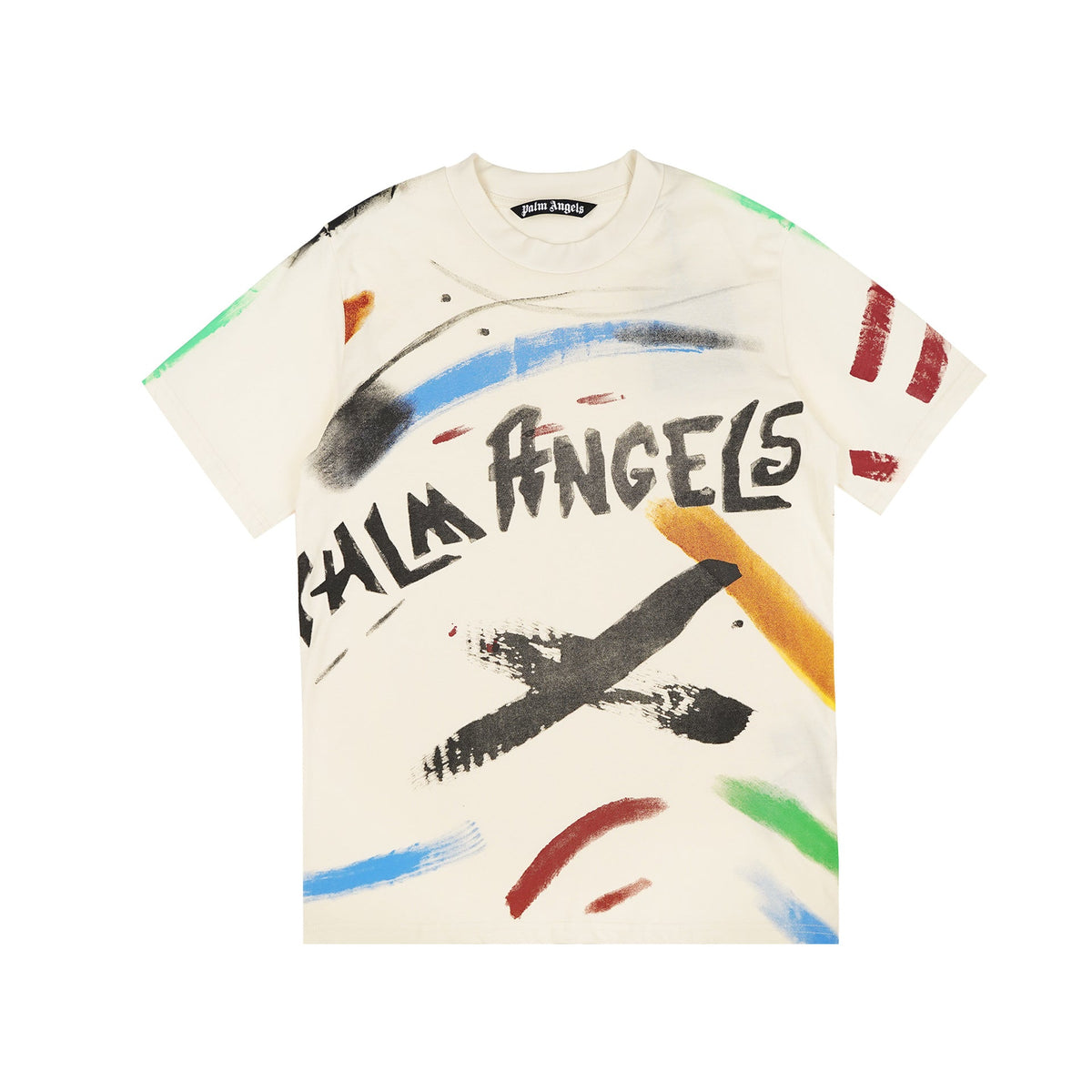 Palm Angels Teddy Bear Graphic Tee Loose Unisex Streetwear T-Shirt