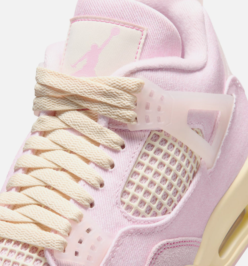 Air Jordan 4 Retro Pink Pearl and Iced Carmine Women's Sneakers