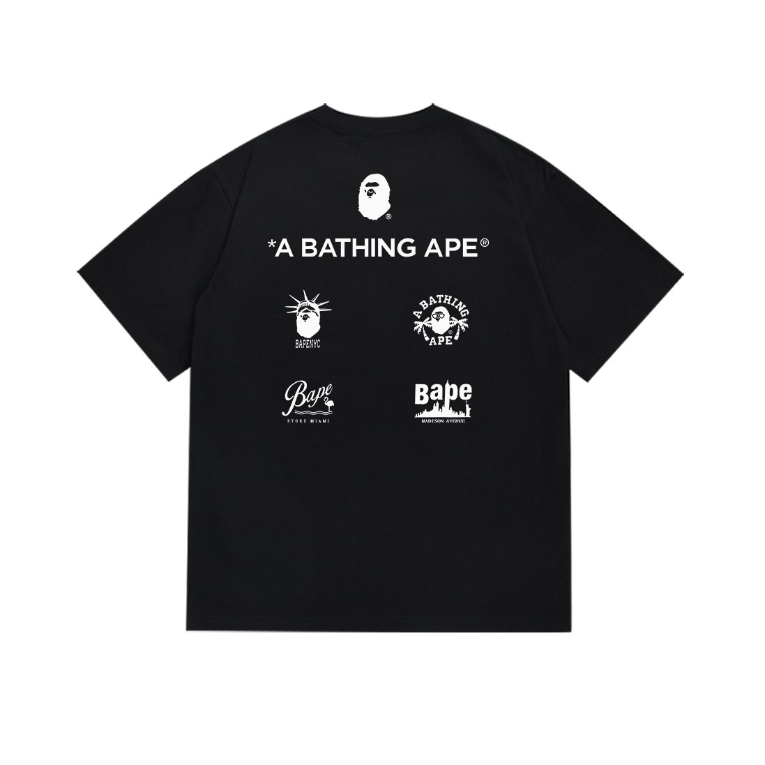 BAPE Front & Back Graphic T-Shirt