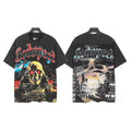 Godspeed Pirate Newsprint Graphic T-Shirt