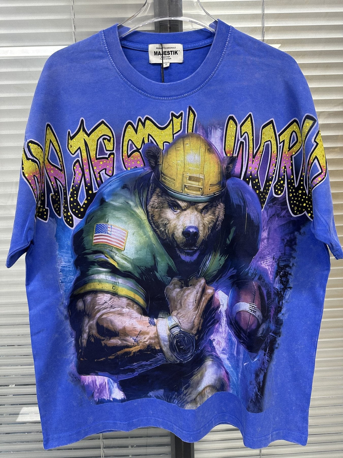 MAJESTIK Football Graphic T-Shirt