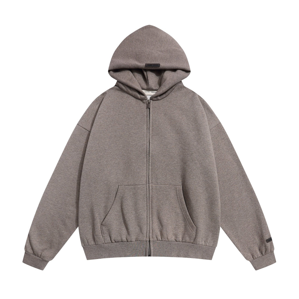 Fear of God Essentials Full-Zip Graphic Hoodie