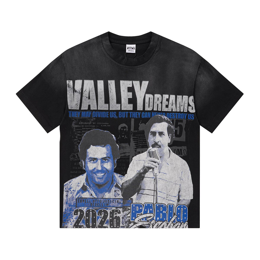 VALLEY Portrait Graphic Short-Sleeve T-Shirt