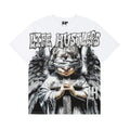 Life Hustlere Angel Graphic T-Shirt - White/Black