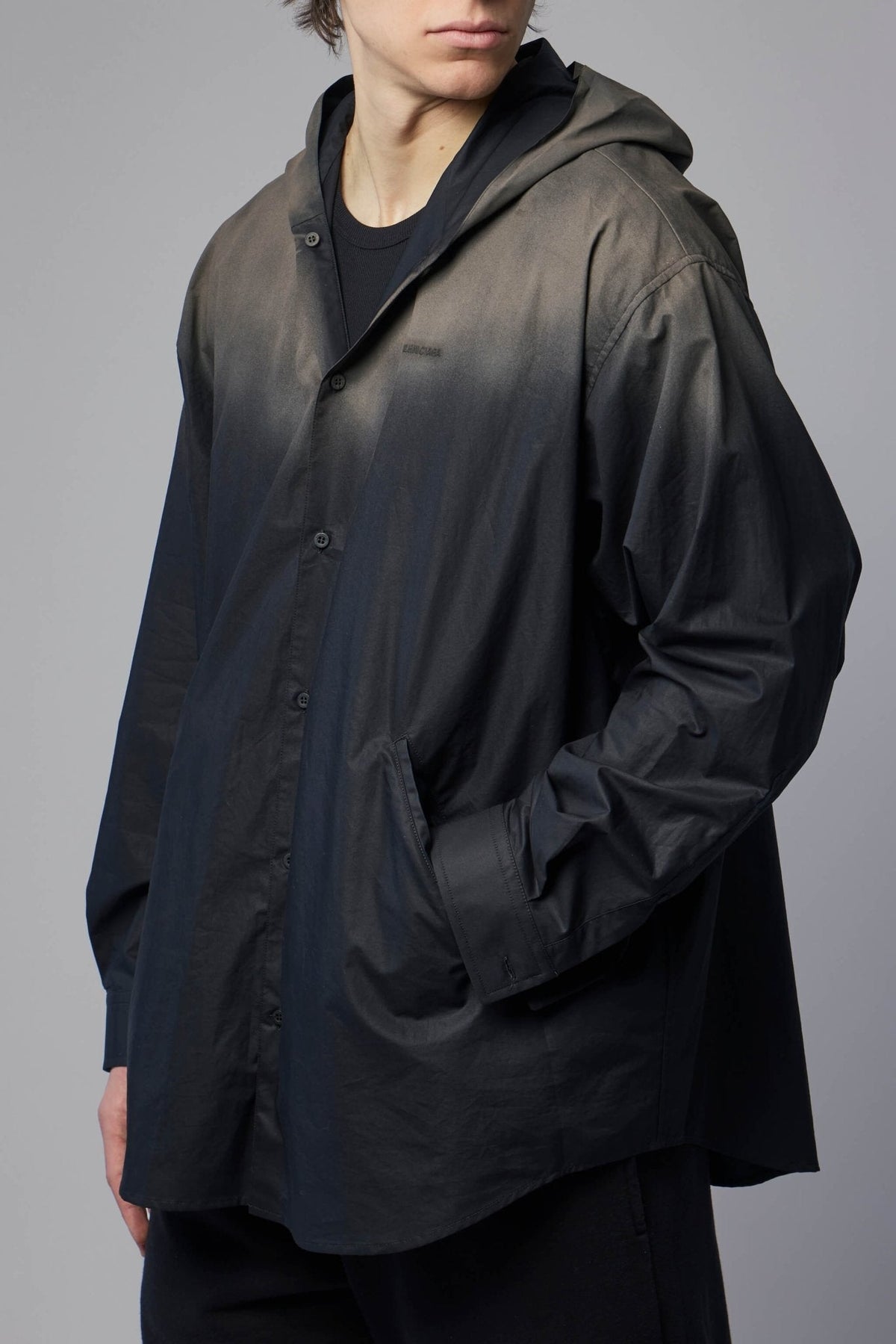 Hooded Oversized Shirt