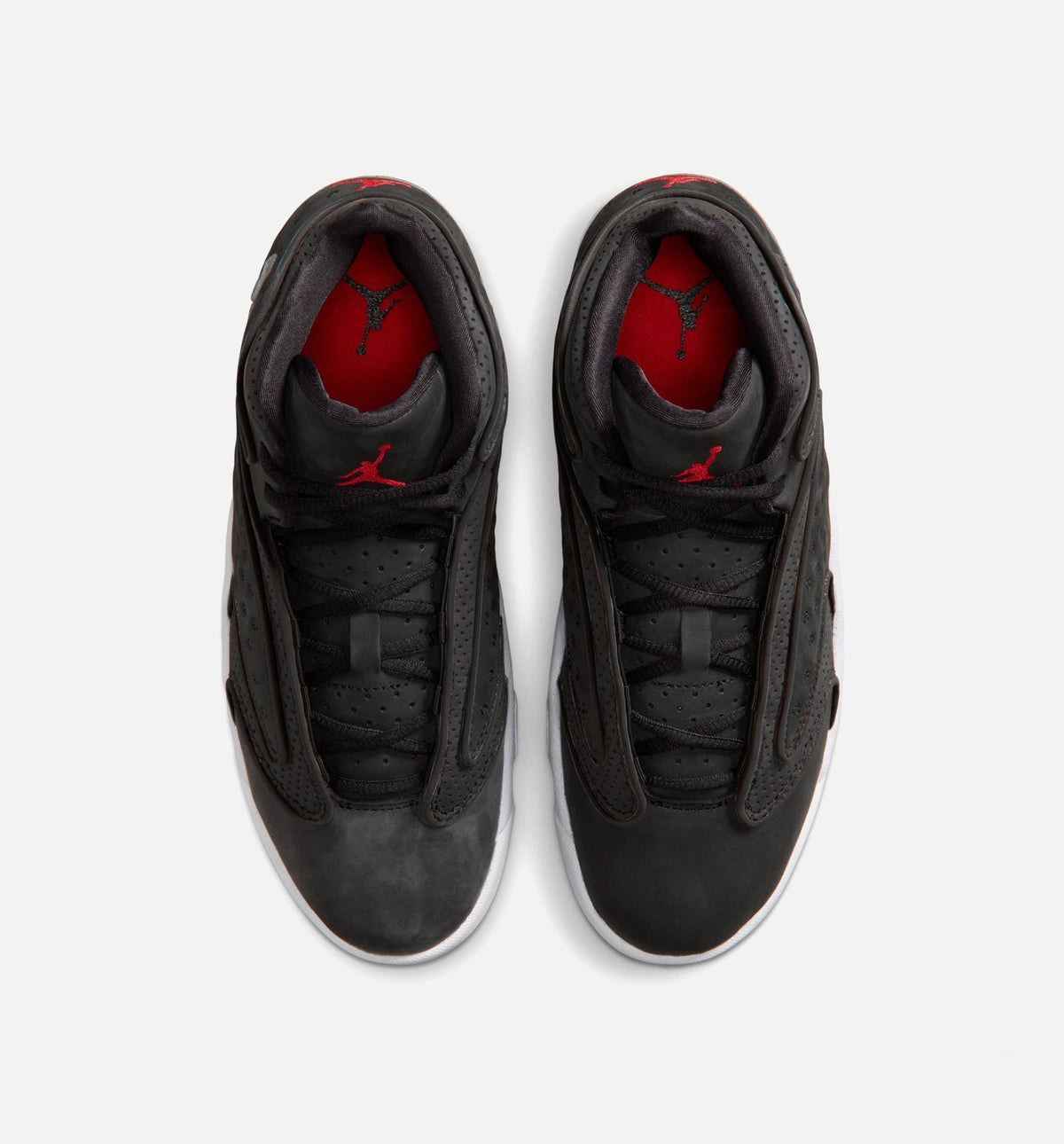 Air Jordan OG Black and University Red Women's Shoes