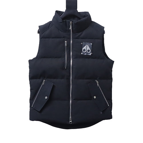 Moose Knuckles Silver Original Vest Black