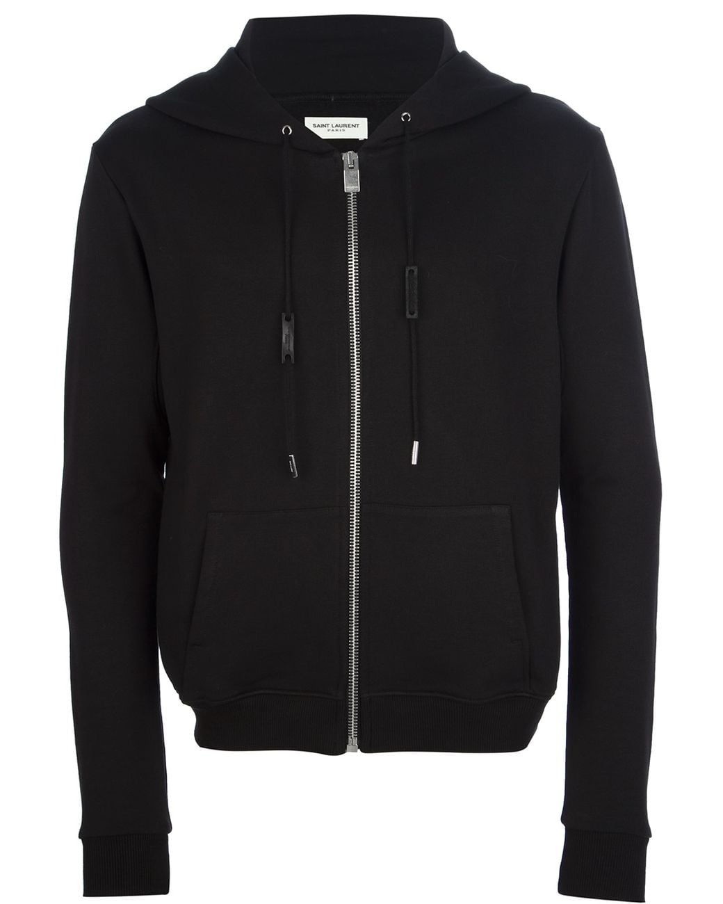 Saint Laurent Zip Hoodie - Cream