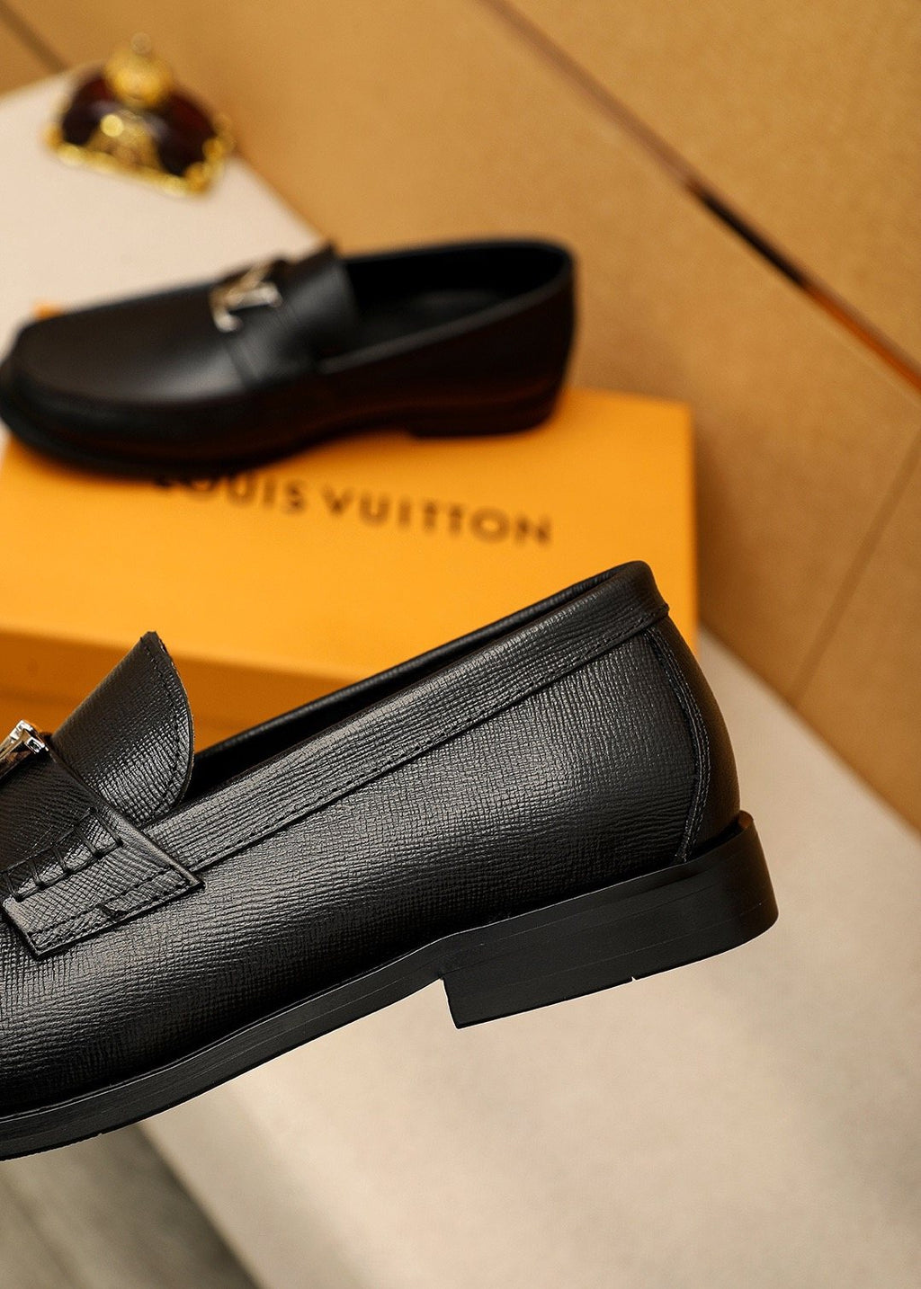 Louis Vuitton Black Hardware Loafers