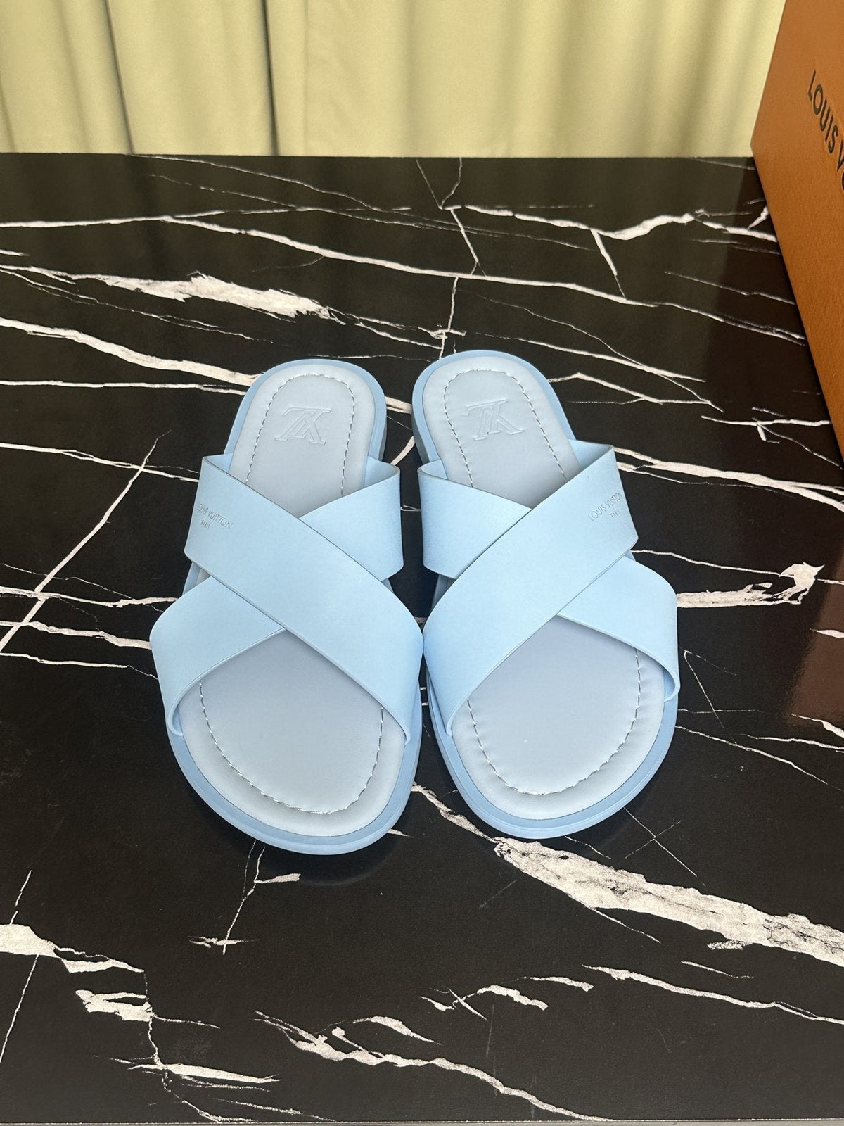 Louis Vuitton Men's Crossover Slide Sandals