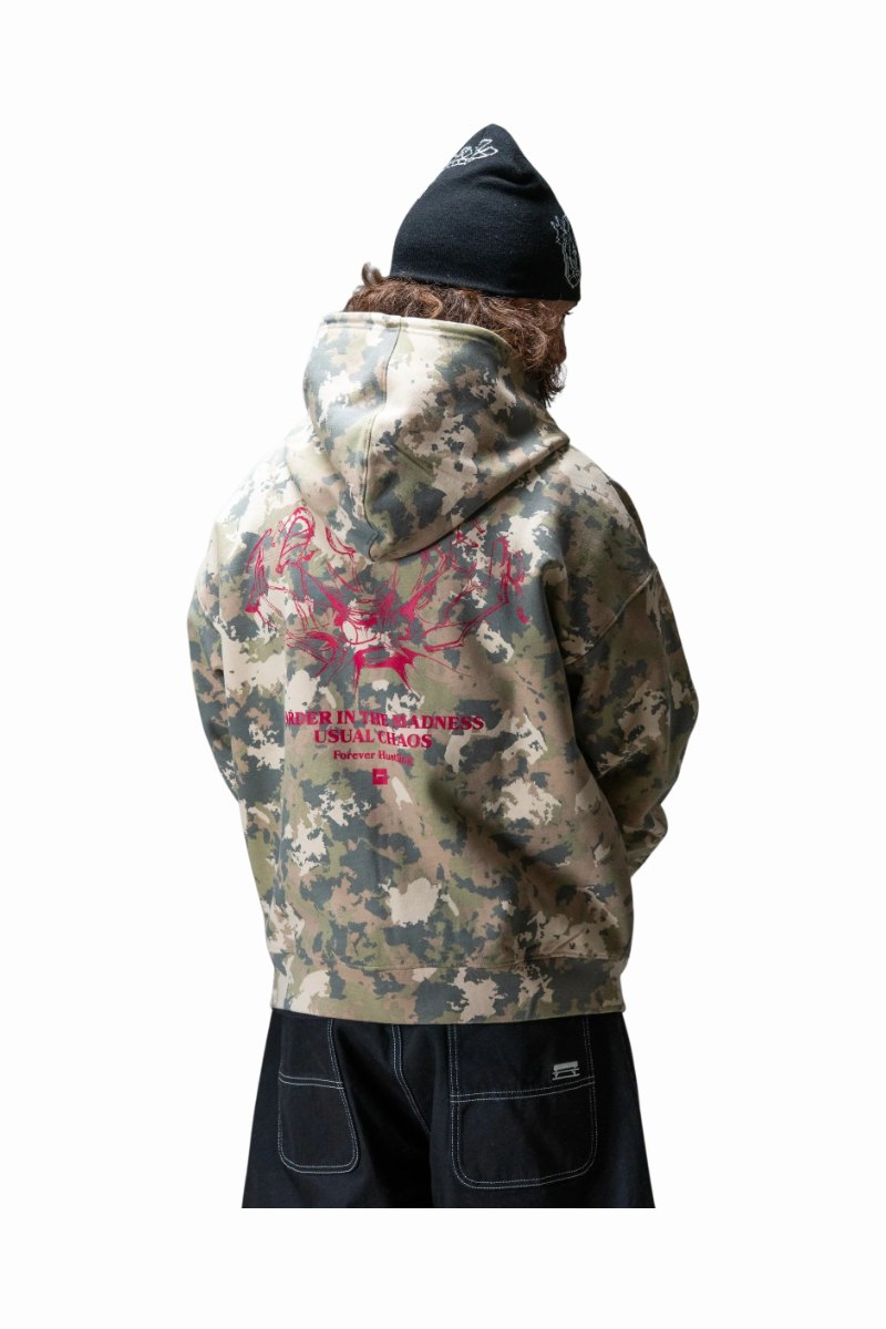 JACKER N°1890 HOODIE ZIP Camo